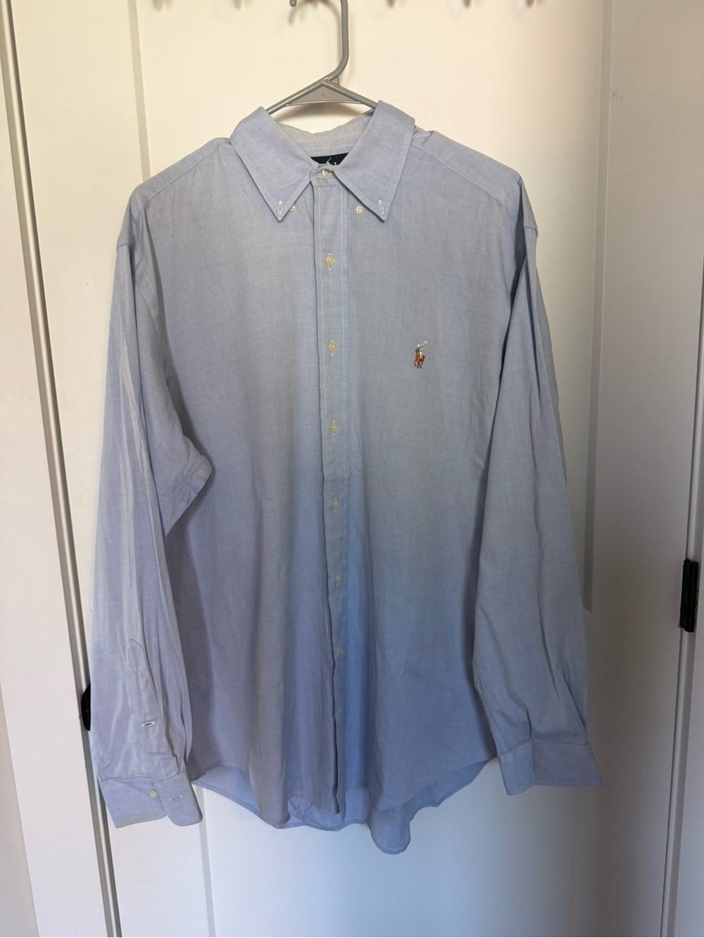 Ralph Lauren Light Blue Oxford Button-Down Dress Shirt